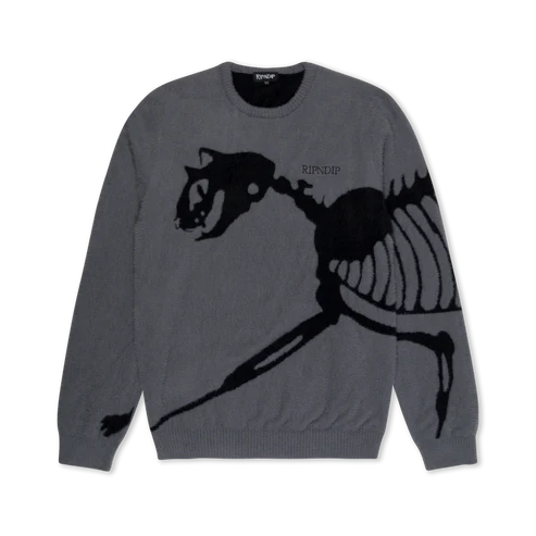 FOSSIL MOHAIR KNIT (CHARCOAL)