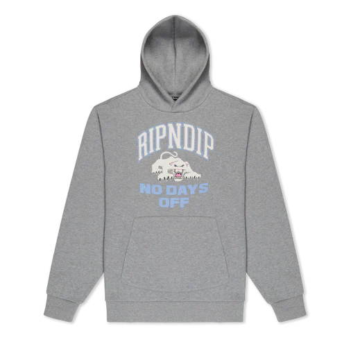 HOODIE WHITE PANTHER (HEATHER GREY)