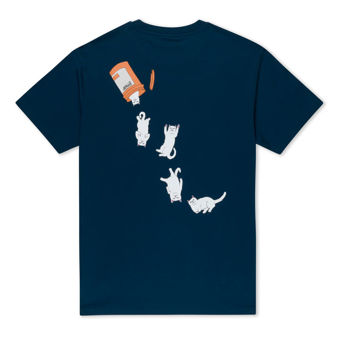 NERMAL PILLS TEE (NAVY)
