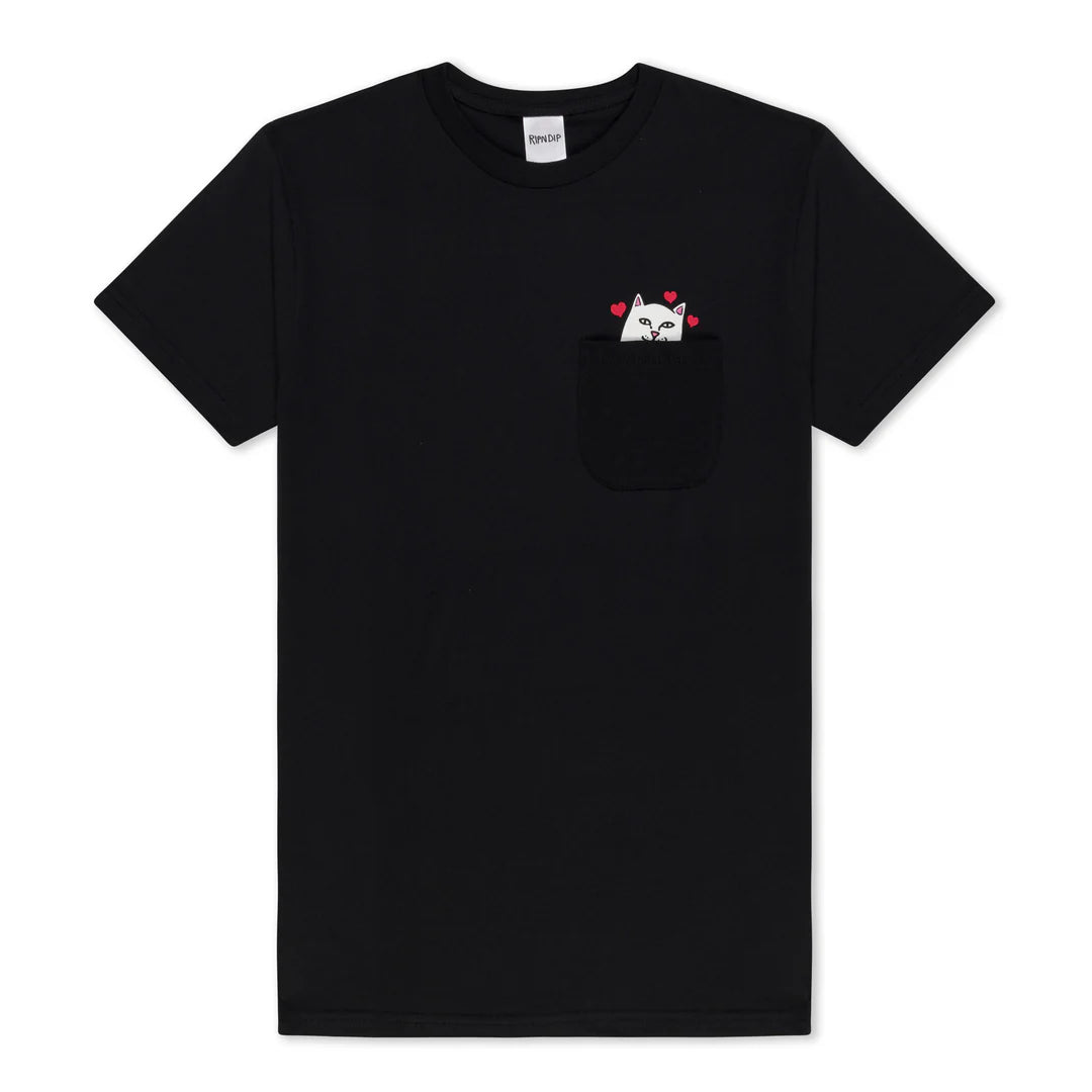 LORD NERMAL LOVES POCKET TEE (BLACK)