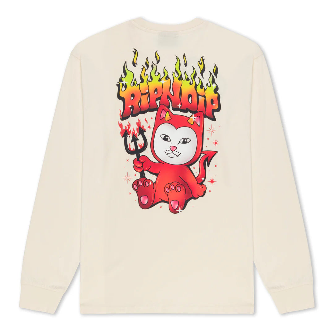 SCARY CUTE LONG SLEEVE (NATURAL )