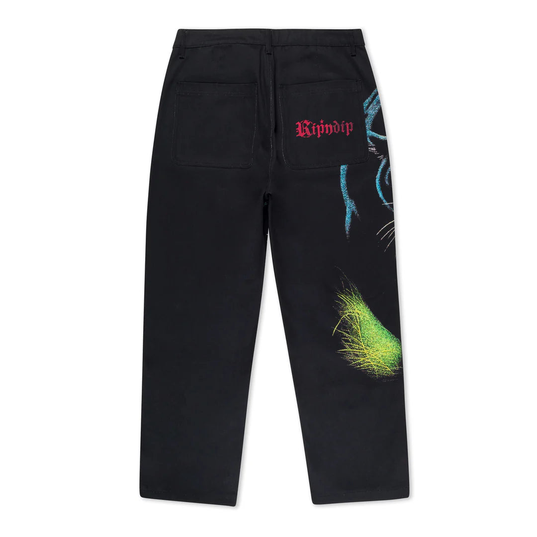 FEIN DOUBLE KNEE PANTS (BLACK)