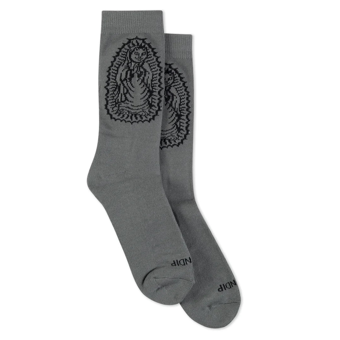 MOTHER NERM SOCKS (CHARCOAL)