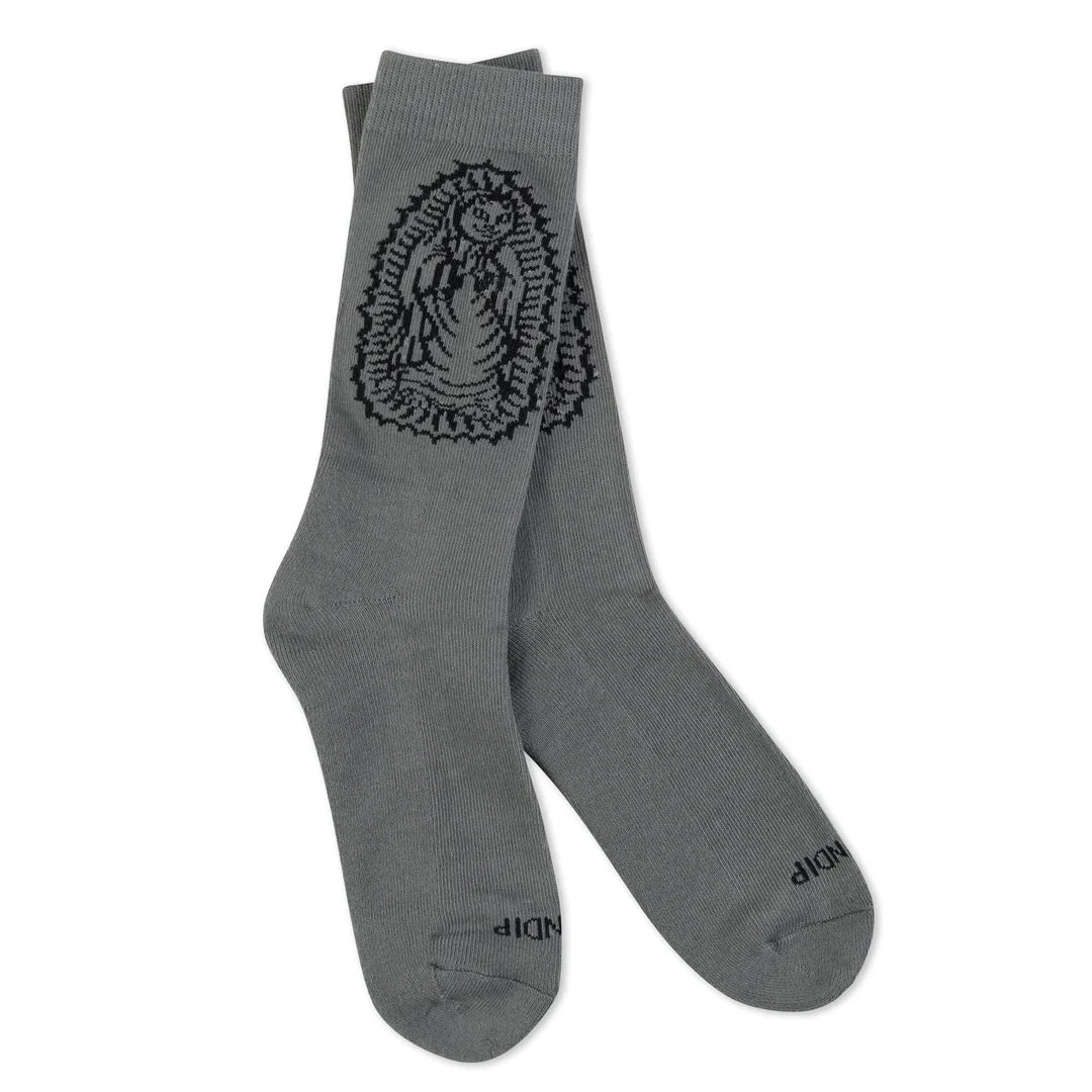 MOTHER NERM SOCKS (CHARCOAL)
