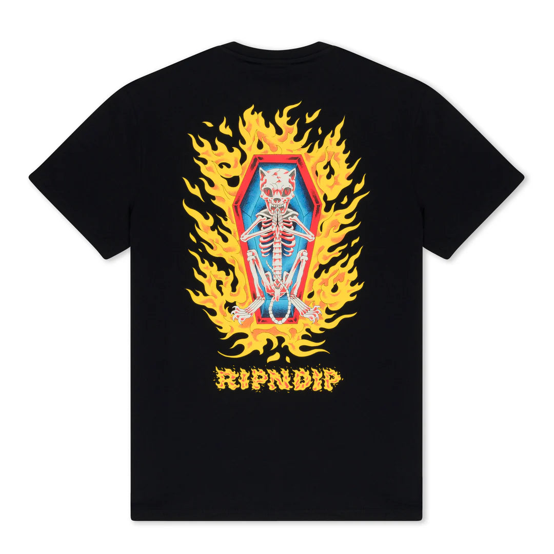 BURN IN HECK TEE (BLACK)