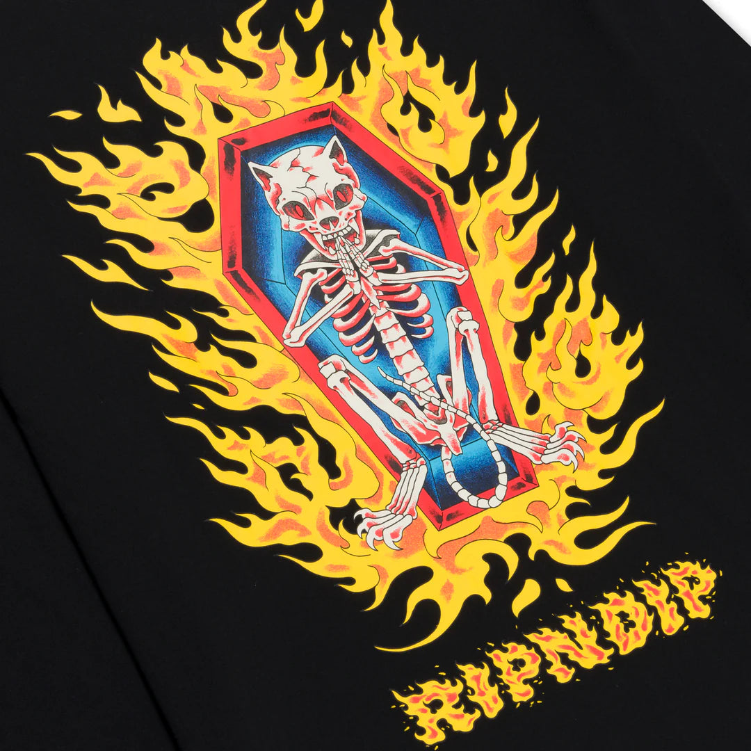 BURN IN HECK LONG SLEEVE (BLACK)