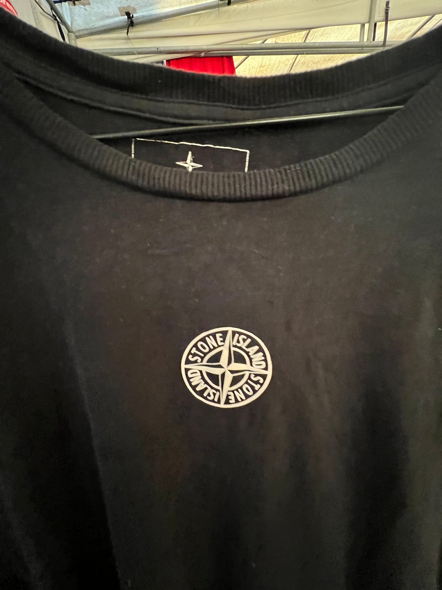 STONES ISLAND TEE BLACK