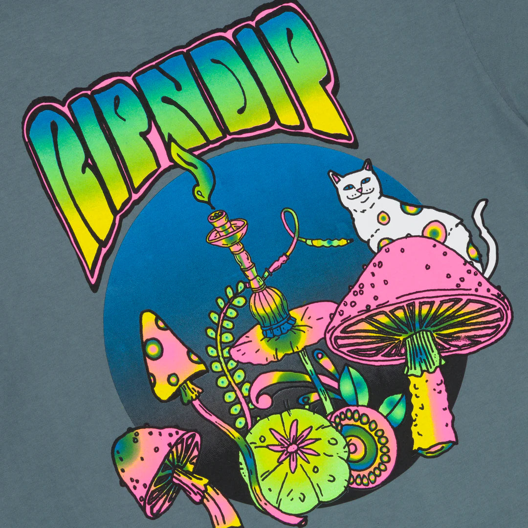 Psychedelic Tee (Light Charcoal)