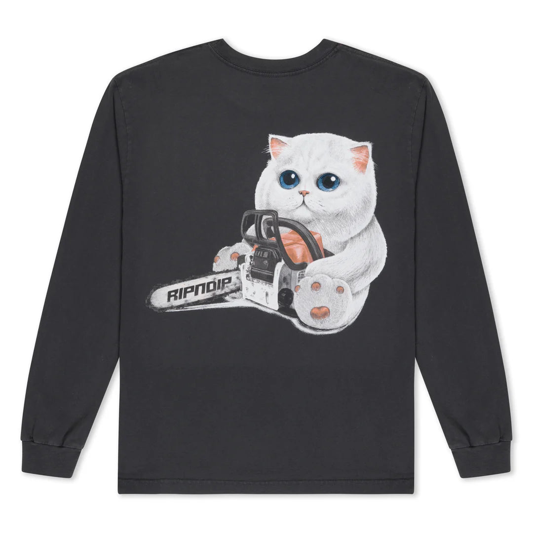 Find Out Long Sleeve (Charcoal Vintage Wash)