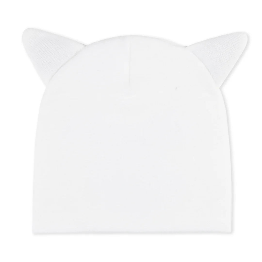 NERM FACE BEANI WHITE