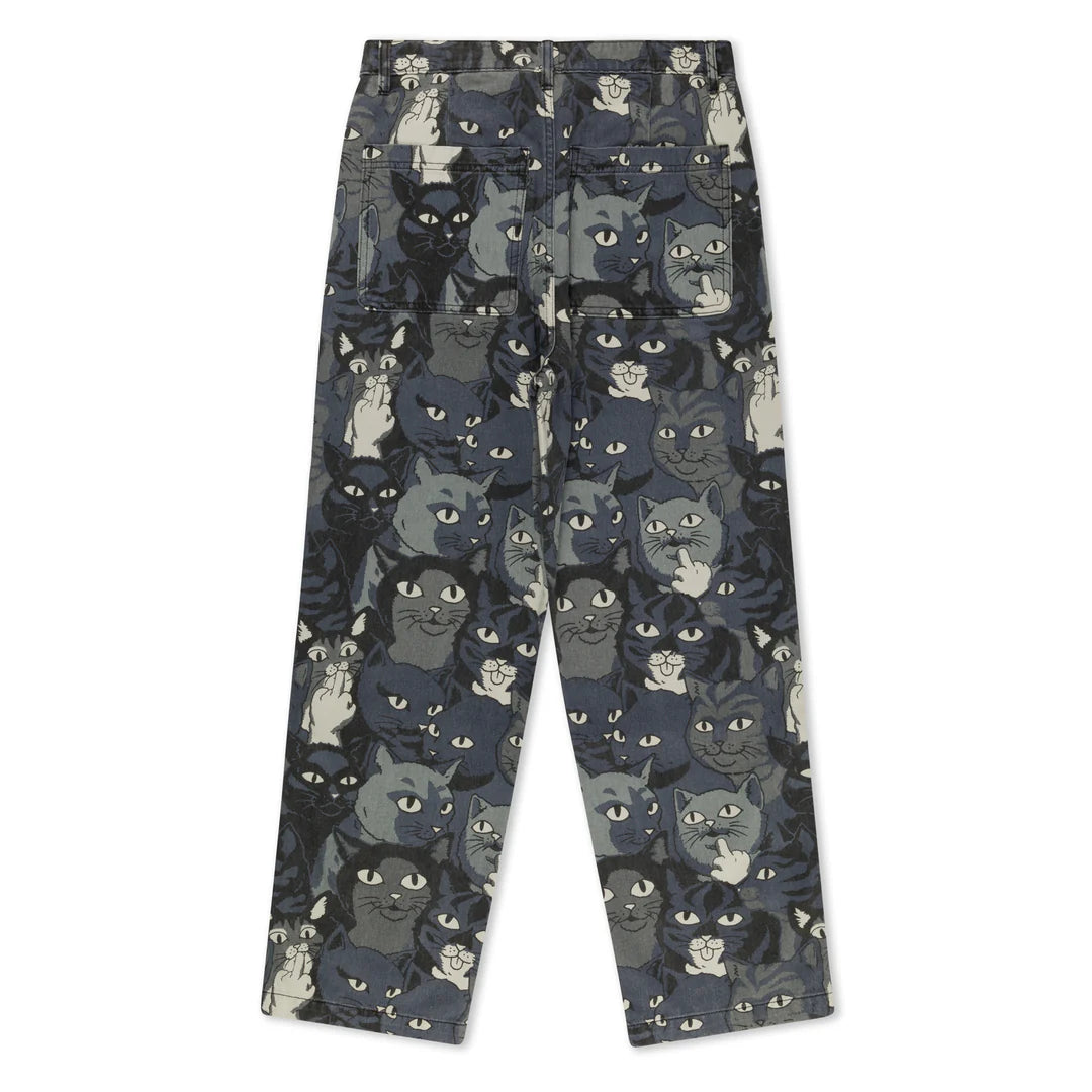 Family Tree Denim Pants (Black)