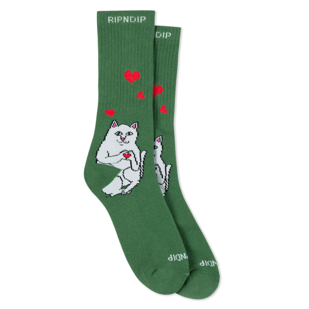 Nermal Loves Socks (Dusty Pine)