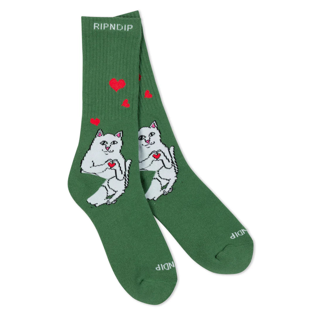 Nermal Loves Socks (Dusty Pine)