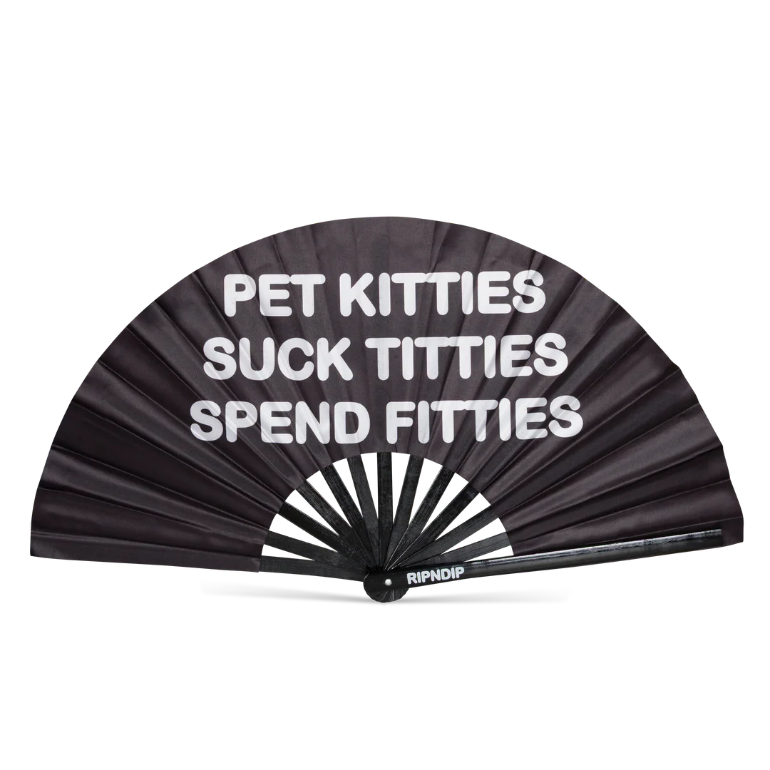 Pet Kitties Fan (Black)