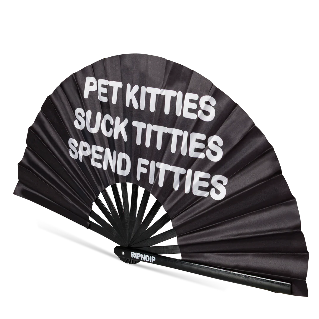 Pet Kitties Fan (Black)