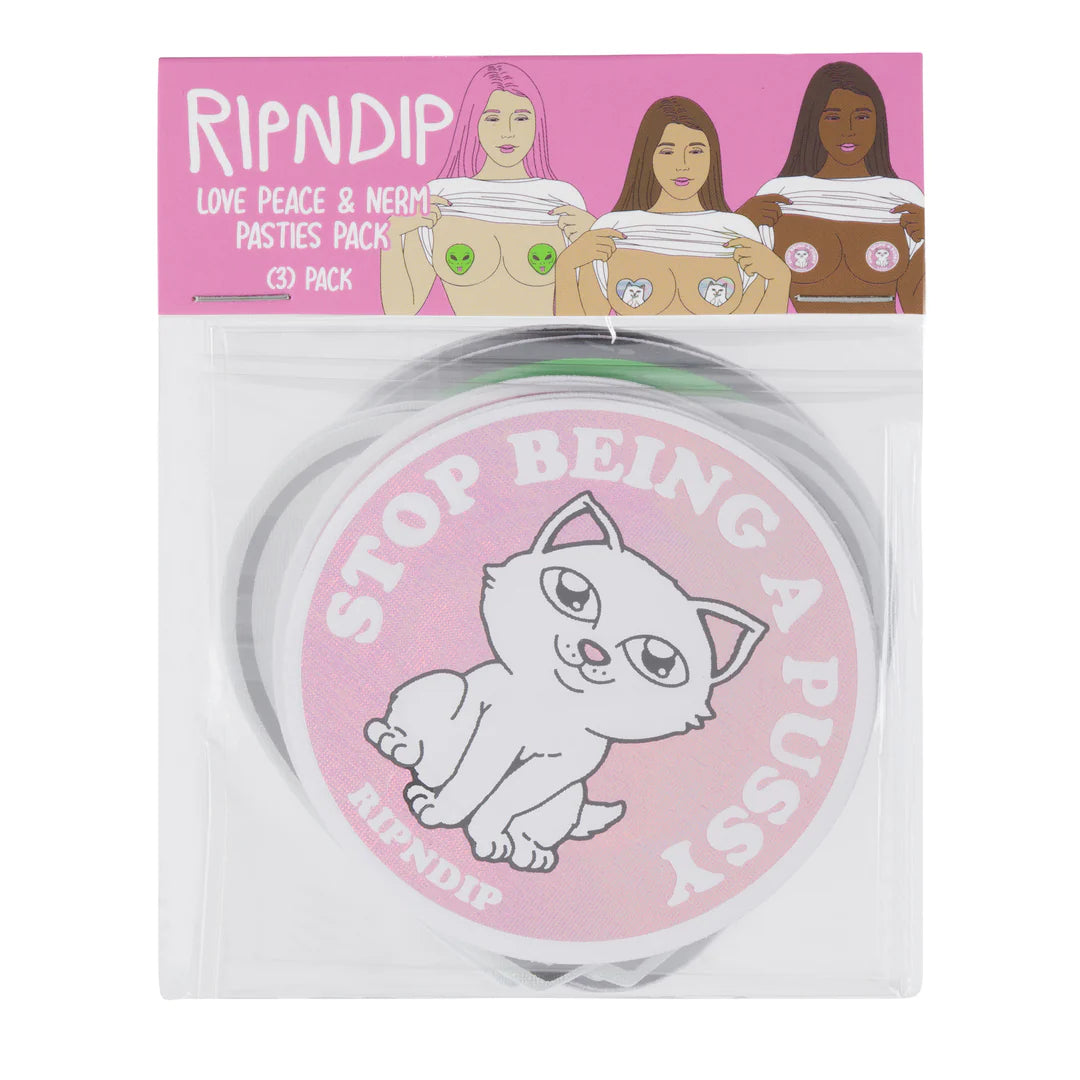 LOVE PEACE AND NERM PASTIES PACK (MULTI)