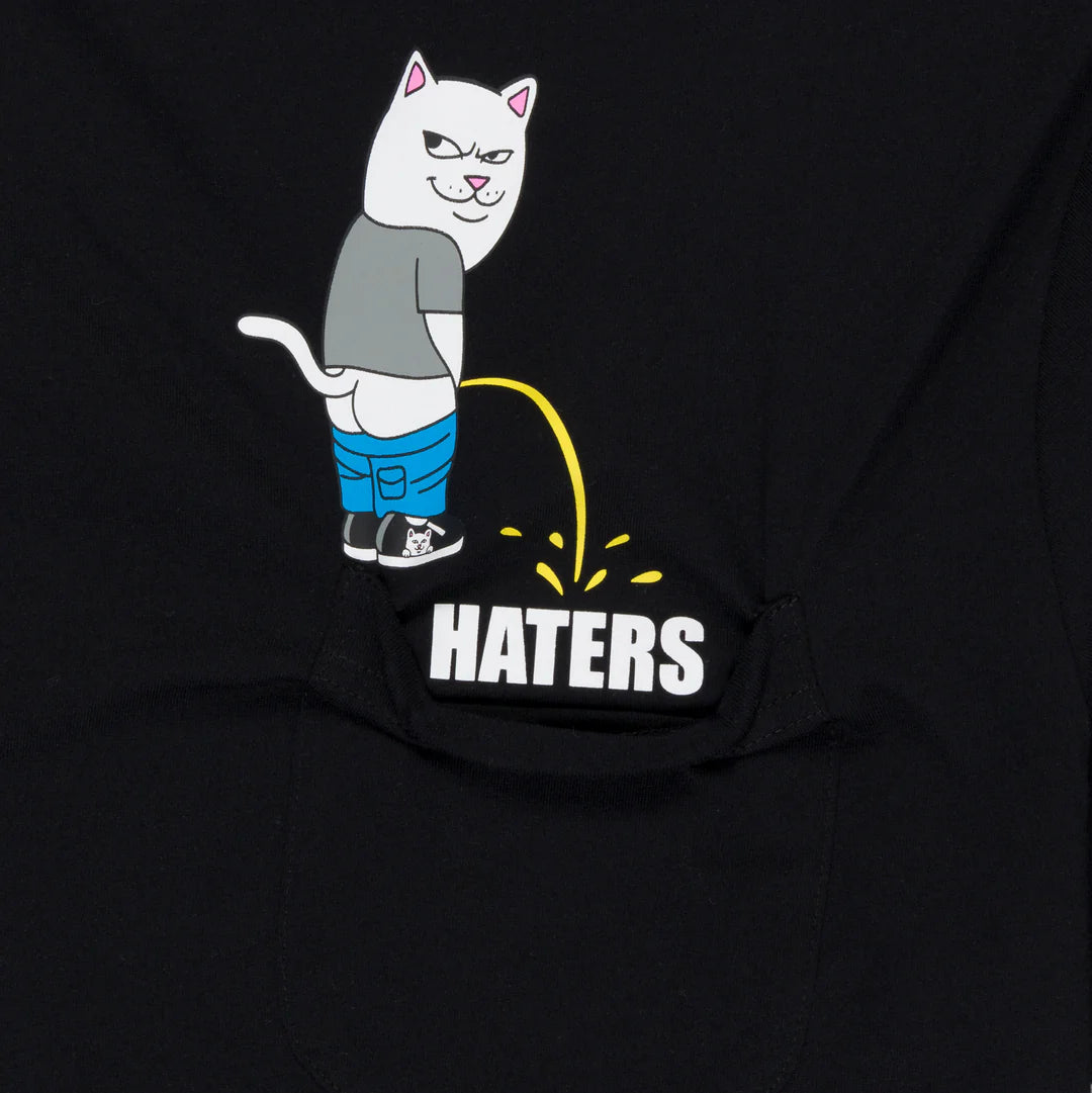POTTY POPCKET TEE (BLACK)