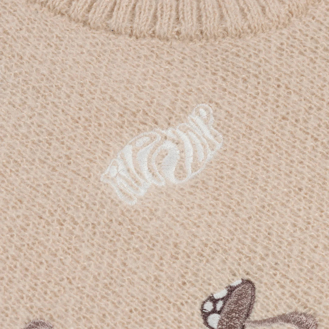 Euphoria Knit Crop Top (Off White)