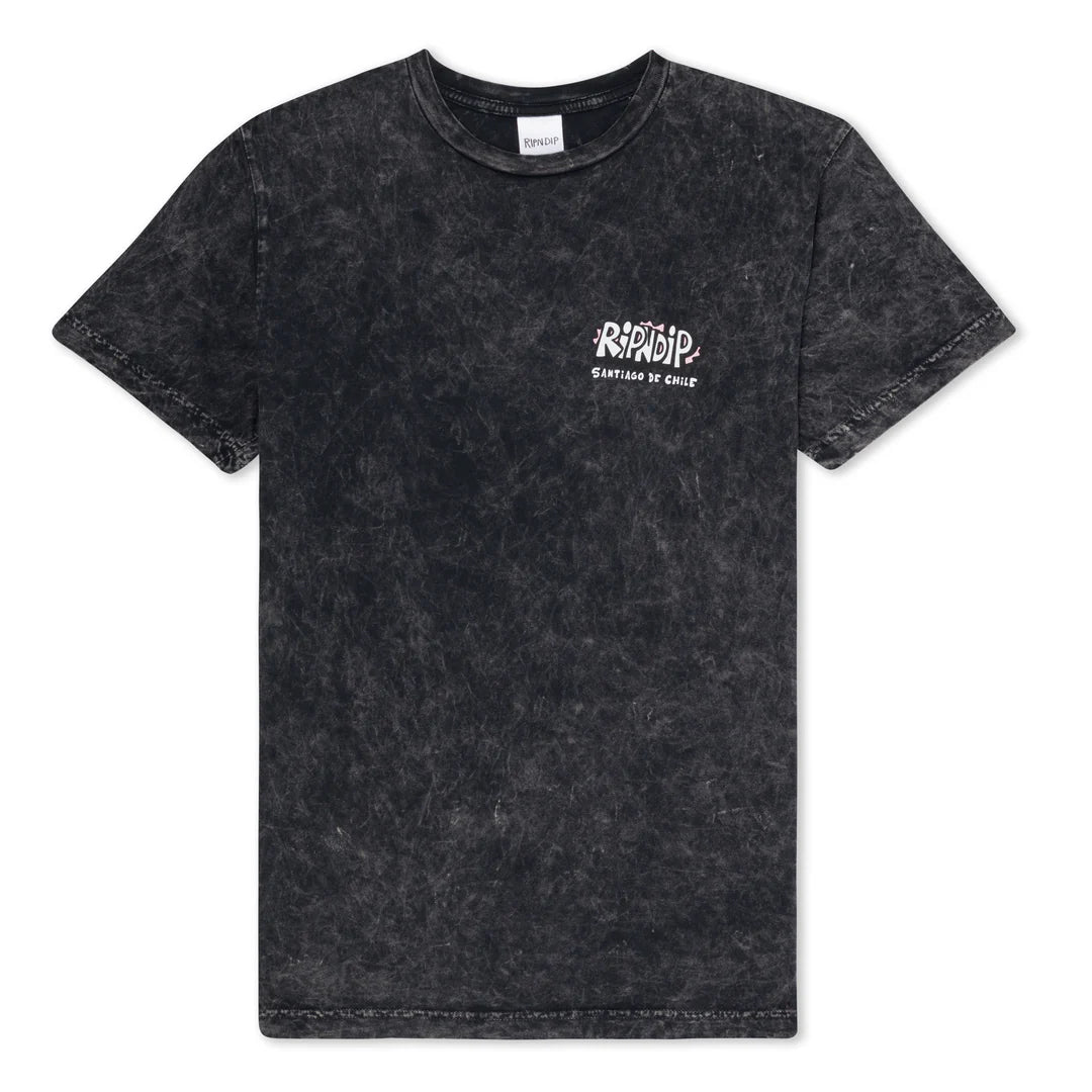 NERM IN CHILE TEE (BLACK MINERAL WASH)