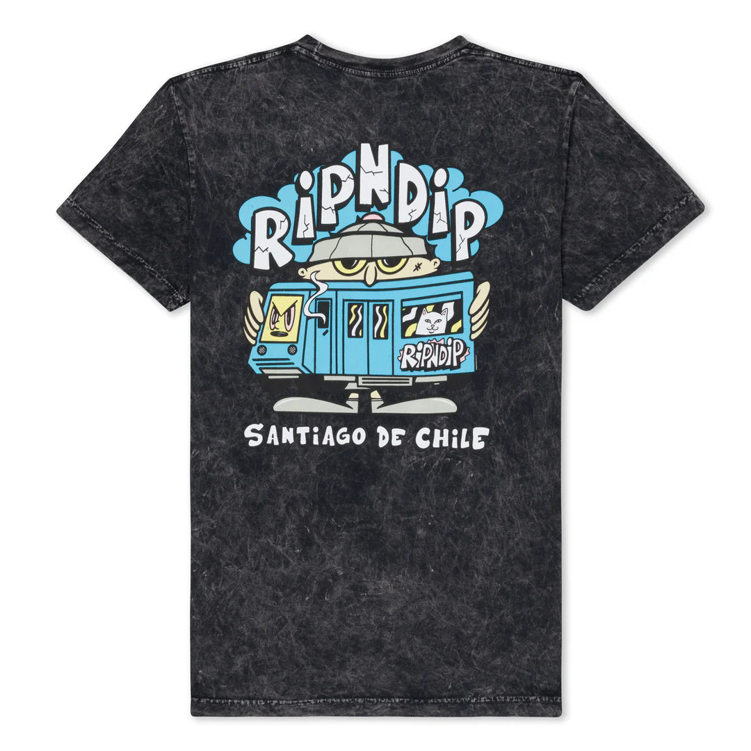 NERM IN CHILE TEE (BLACK MINERAL WASH)