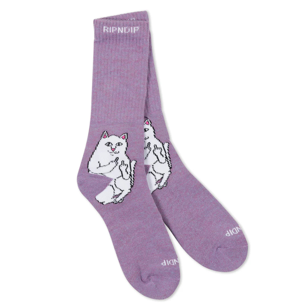 Lord Nermal Socks (Lilac Heather)