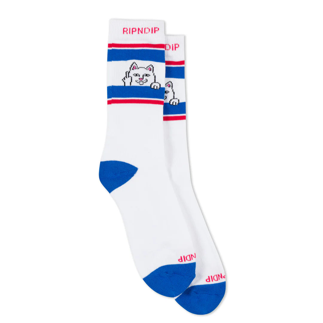 Peeking Nermal Socks (White )