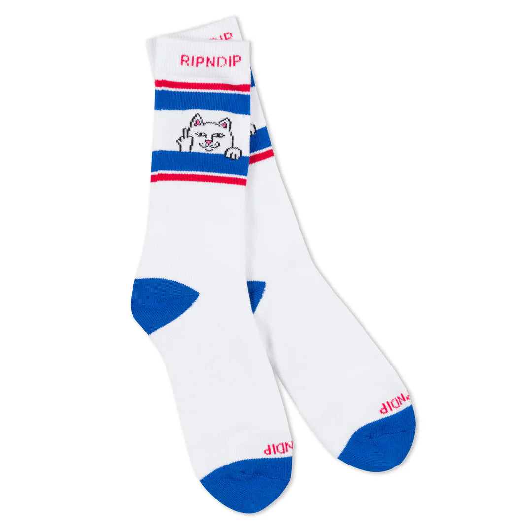 Peeking Nermal Socks (White )