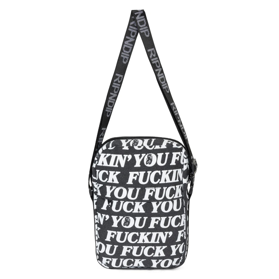 FUCKIN FUCK CROSSBODY BAG (BLACK)