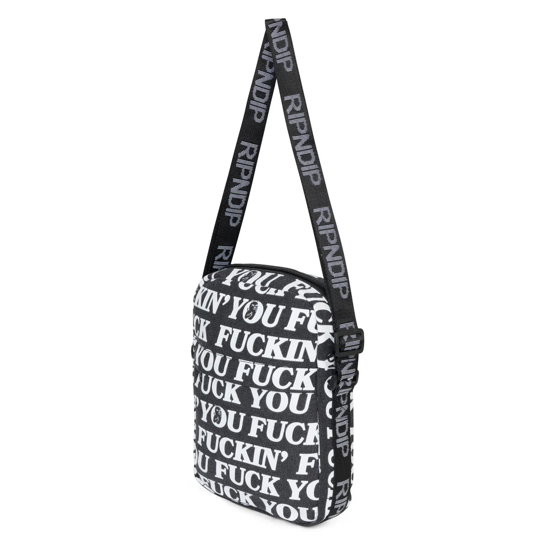 FUCKIN FUCK CROSSBODY BAG (BLACK)