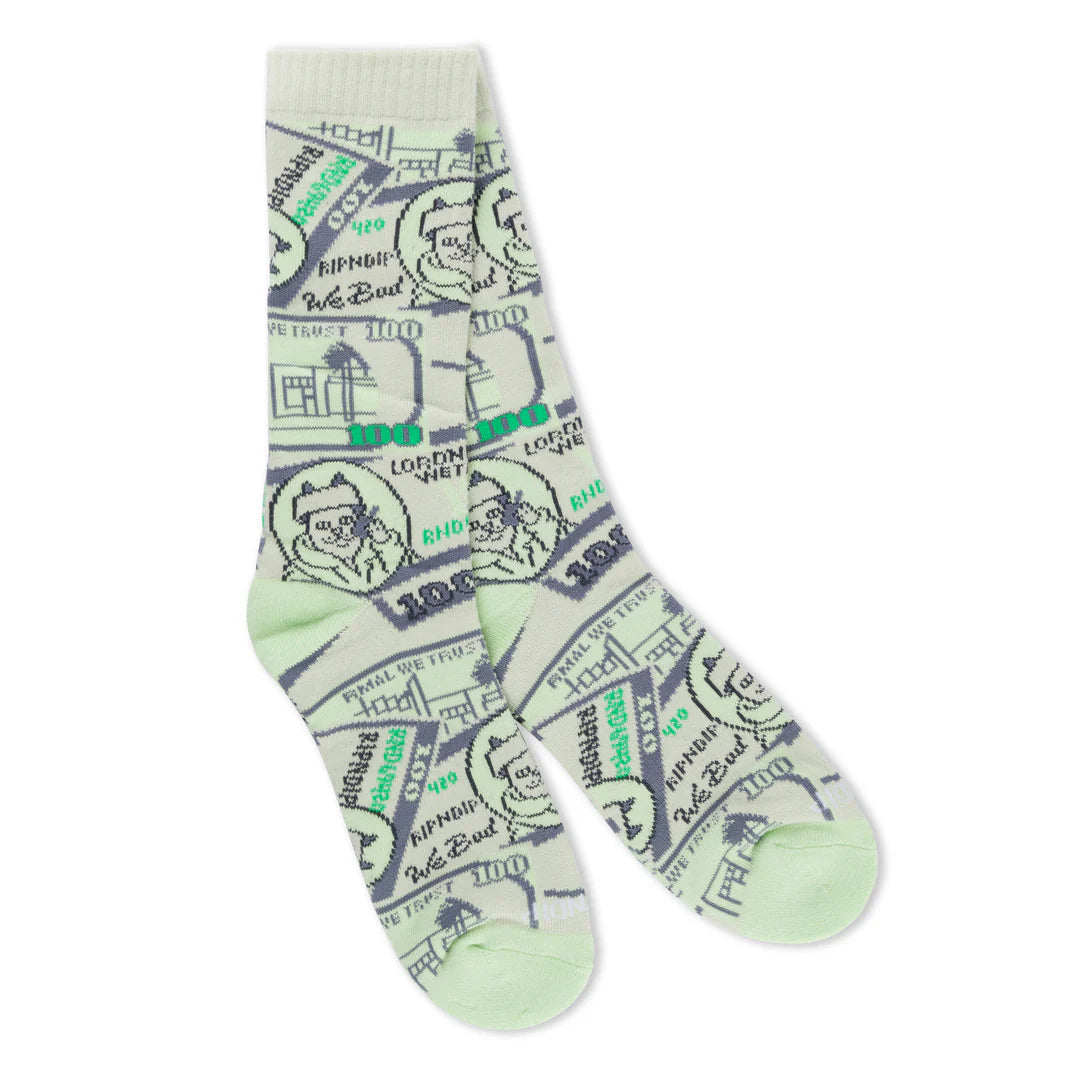 MONEYBAG SOCKS (OLIVE)