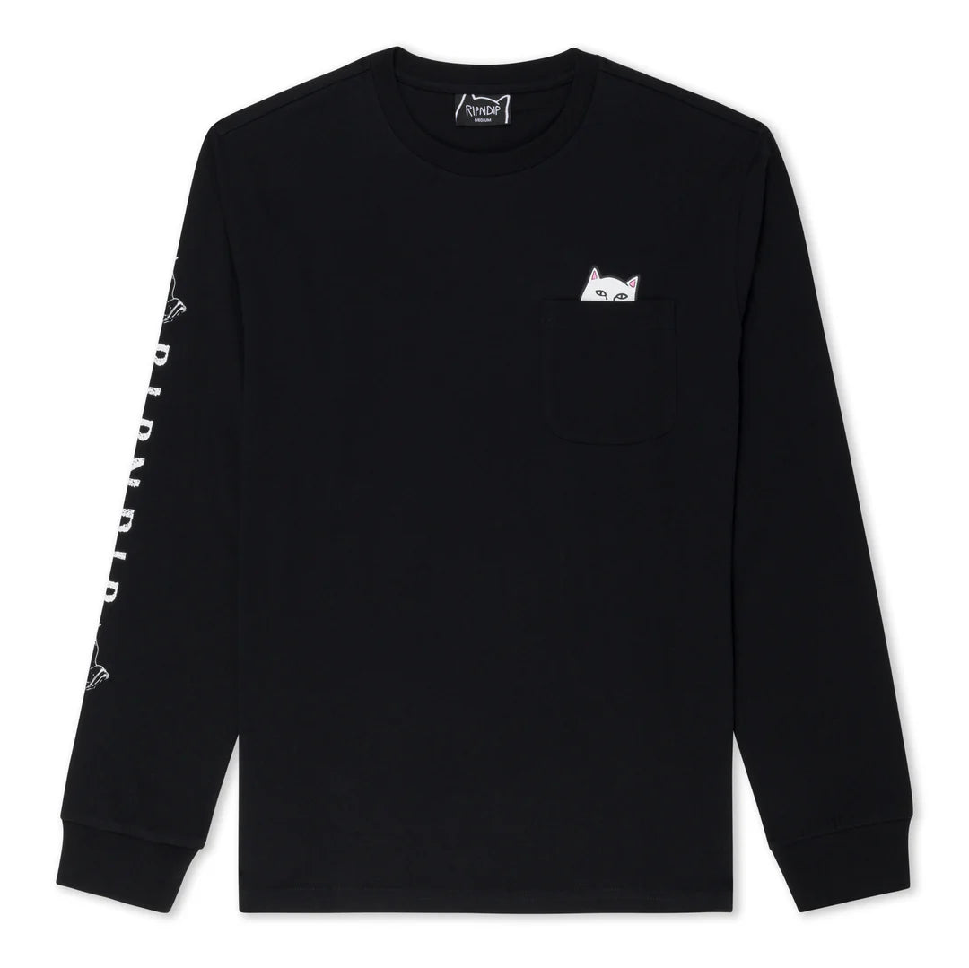 LORD NERMAL POCKET L/S (BLACK)