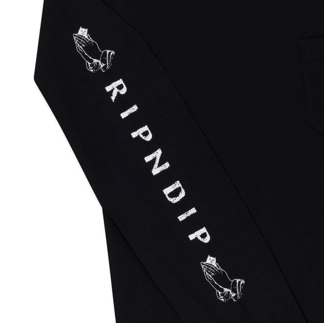 LORD NERMAL POCKET L/S (BLACK)