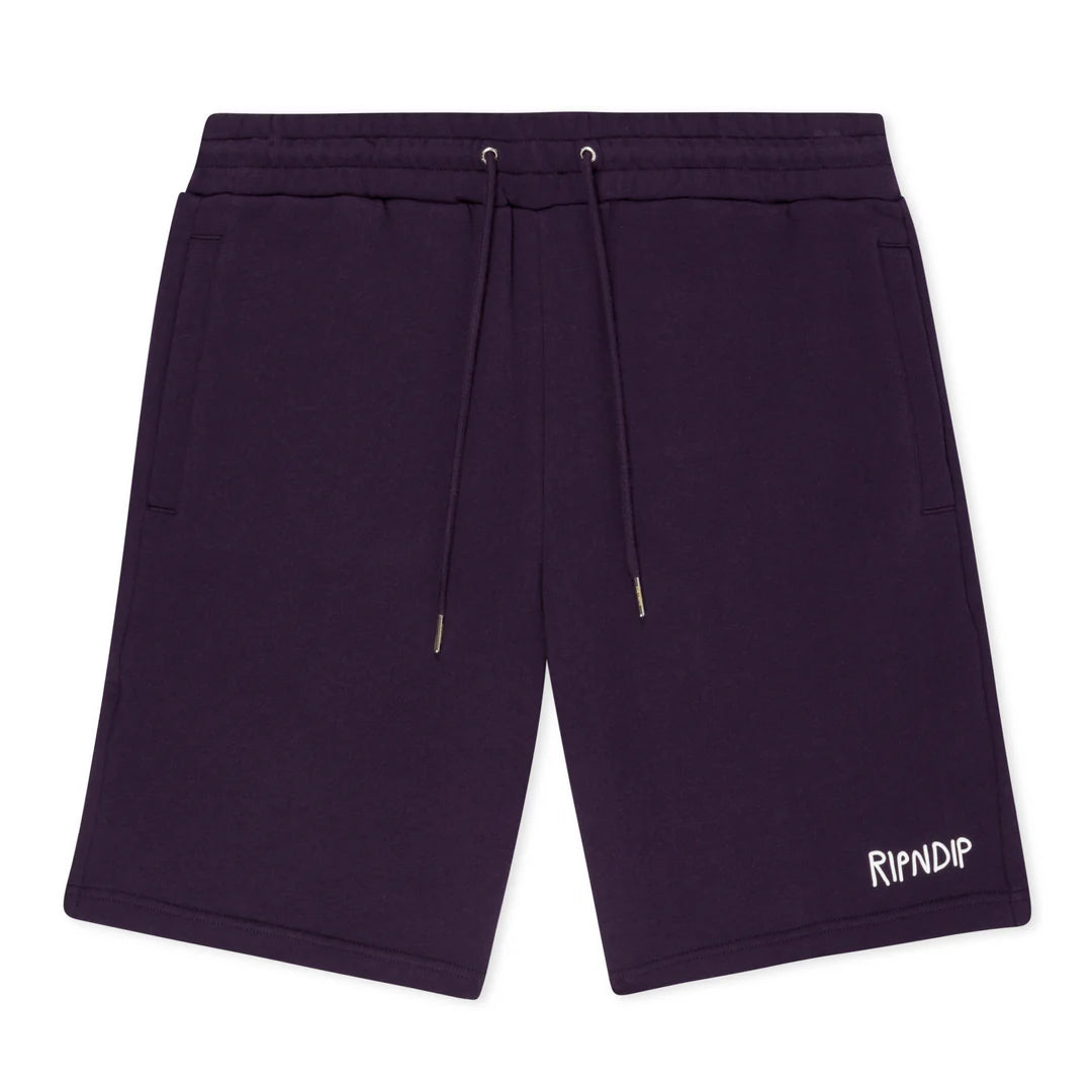 RIPNDIP OG SWEATSHORTS (DARK PURPLE)