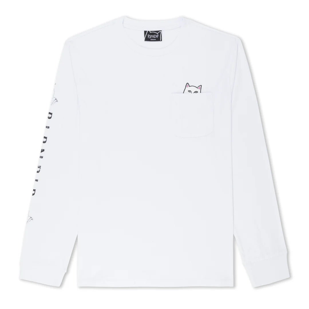 LORD NERMAL POCKET L/S (WHITE)