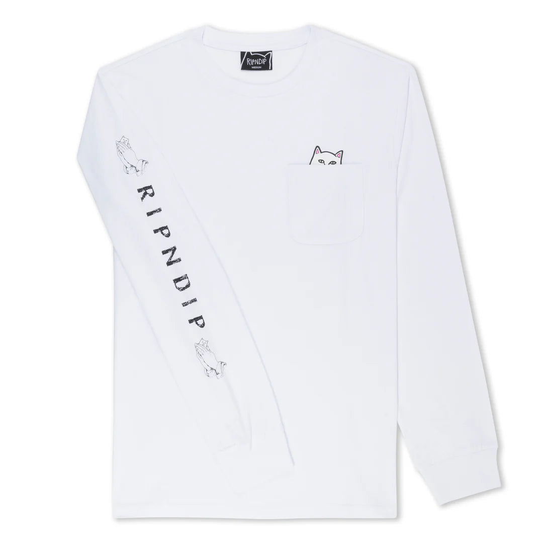 LORD NERMAL POCKET L/S (WHITE)