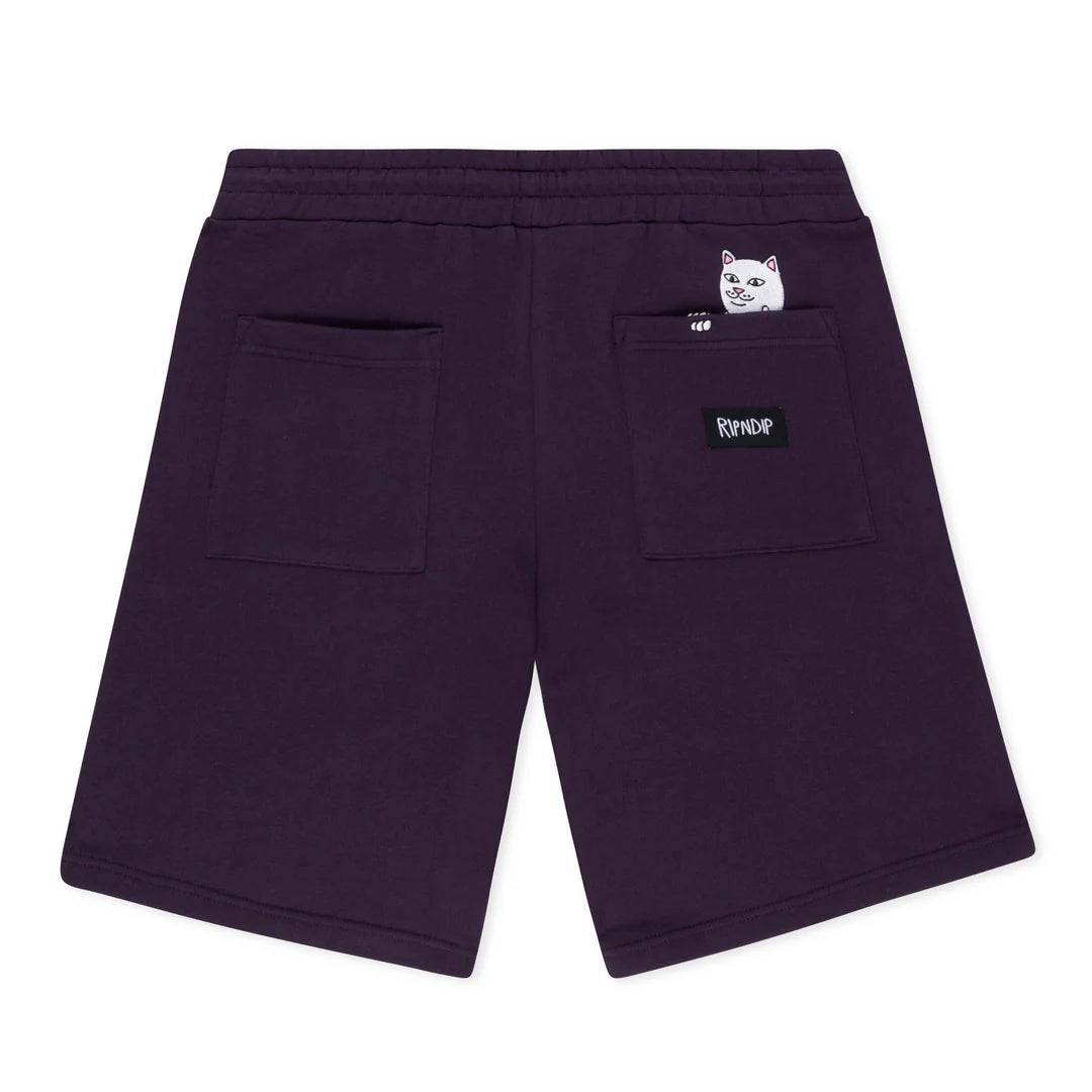 RIPNDIP OG SWEATSHORTS (DARK PURPLE)