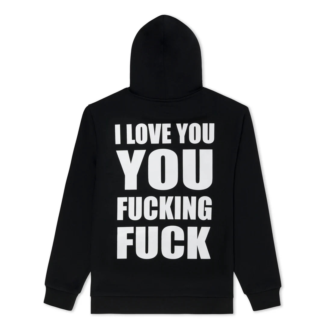 ILY FUCKIN FUCK HOODIE (BLACK)
