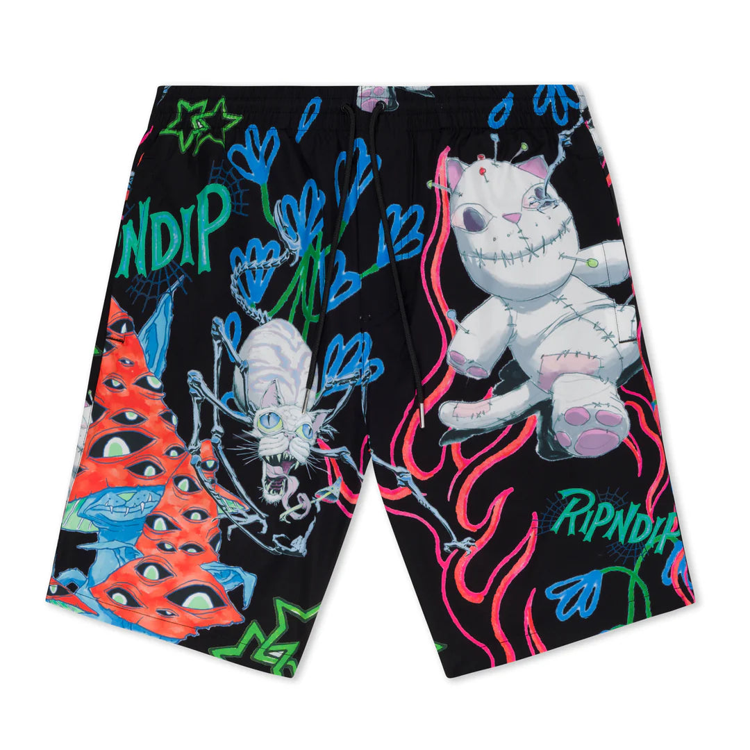 TRAVIS SWIM SHORTS (BLACK)