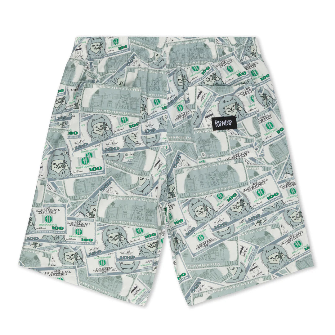 MONEYBAG SWIM SHORTS (OLIVE)