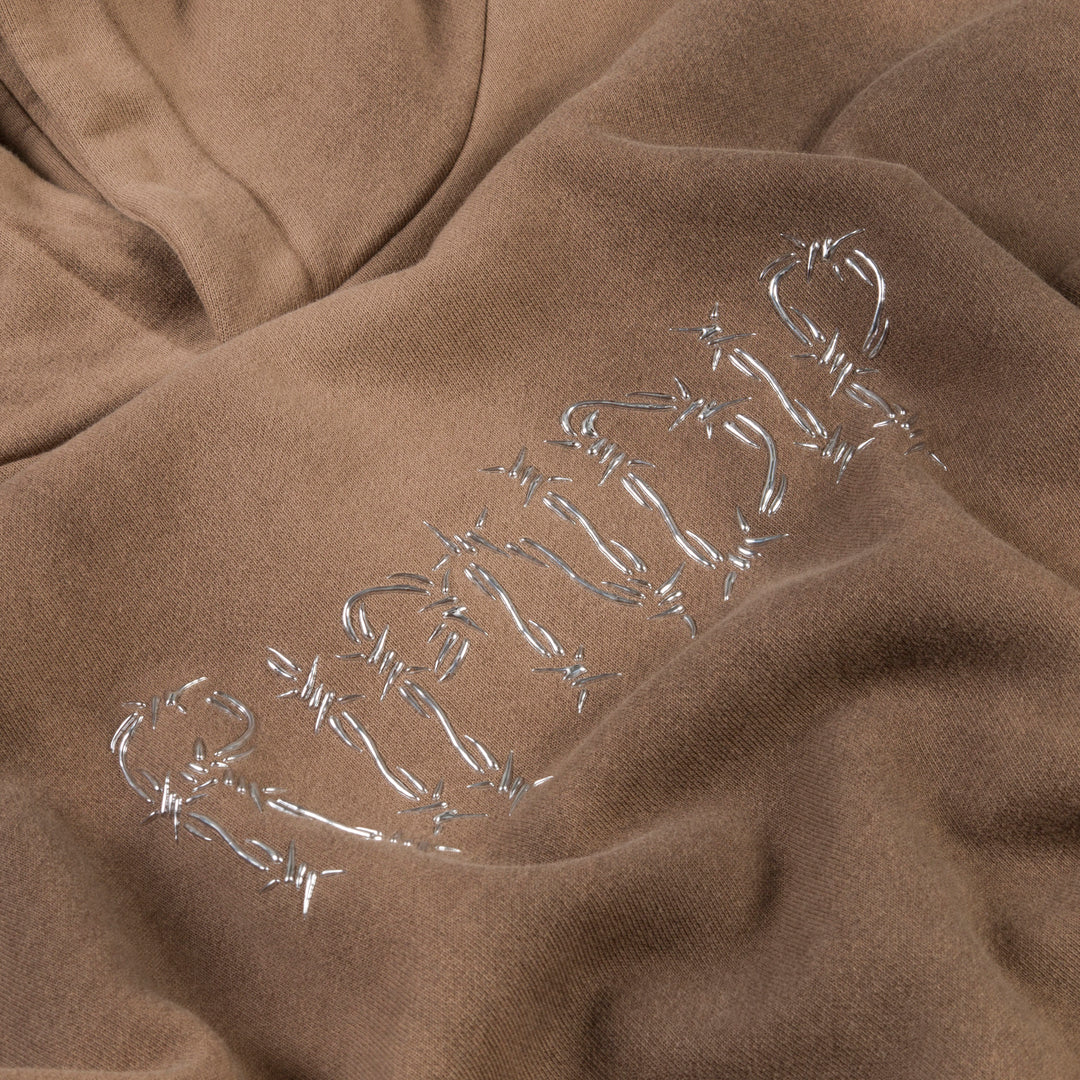KEEP OUT HOODIE (ALMOND)