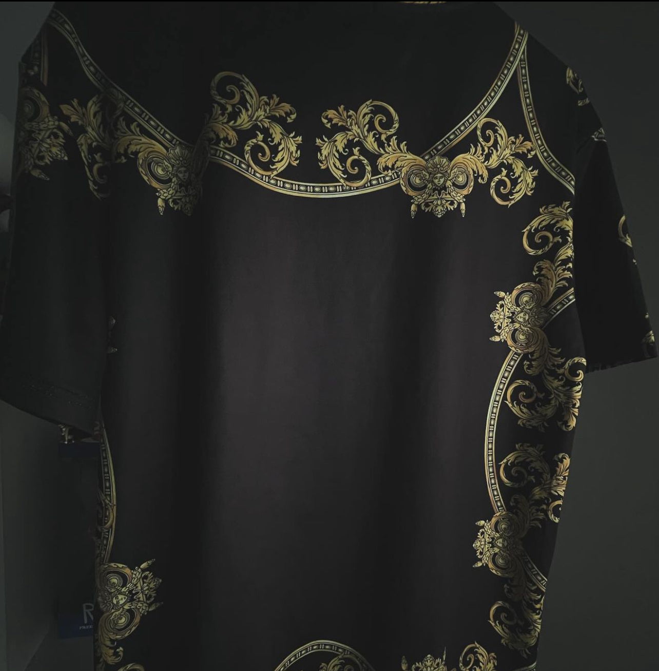 VERSACE TEE YELLOW /BLACK