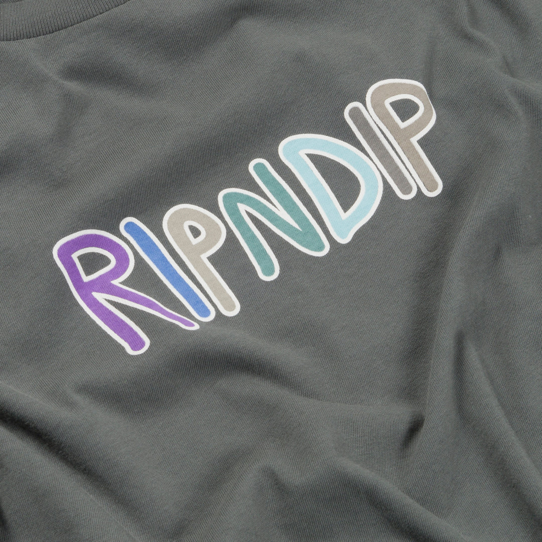 OG PRISMA BOYFRIEND TEE (CHARCOAL)