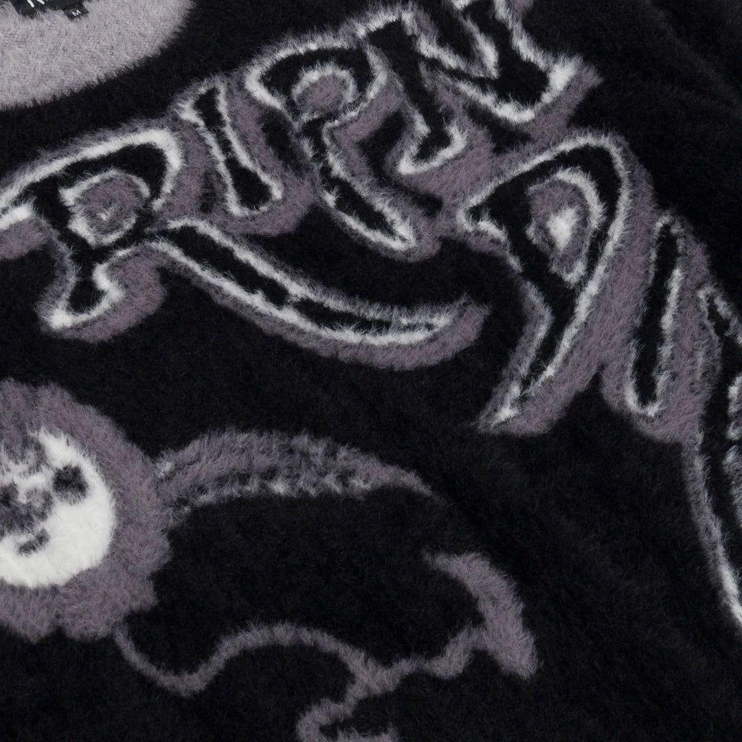 SPACE WALK MOHAIR SWEATER (BLACK)