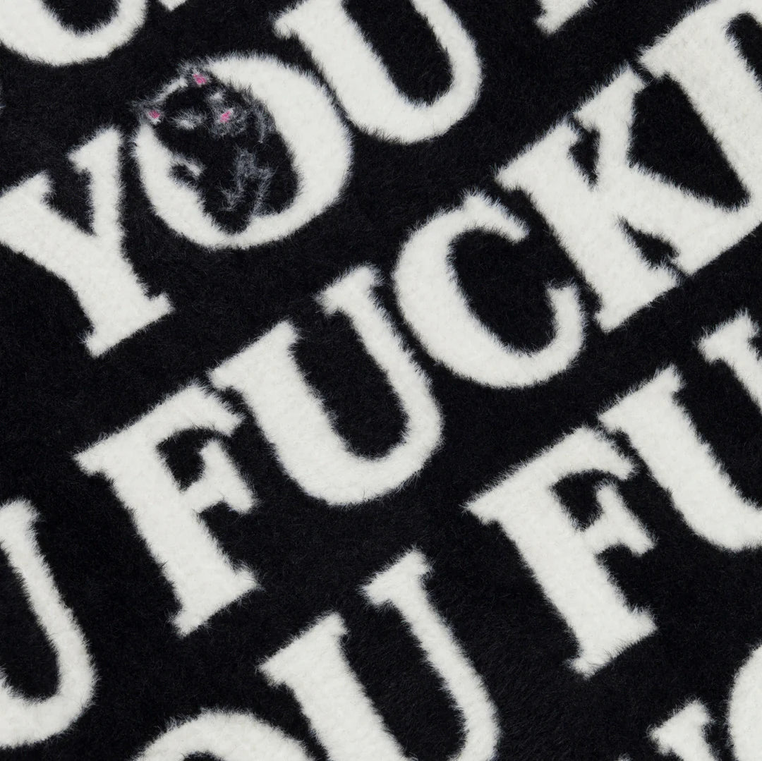 FUCKIN FUCK MOHAIR SWEATER (BLACK)