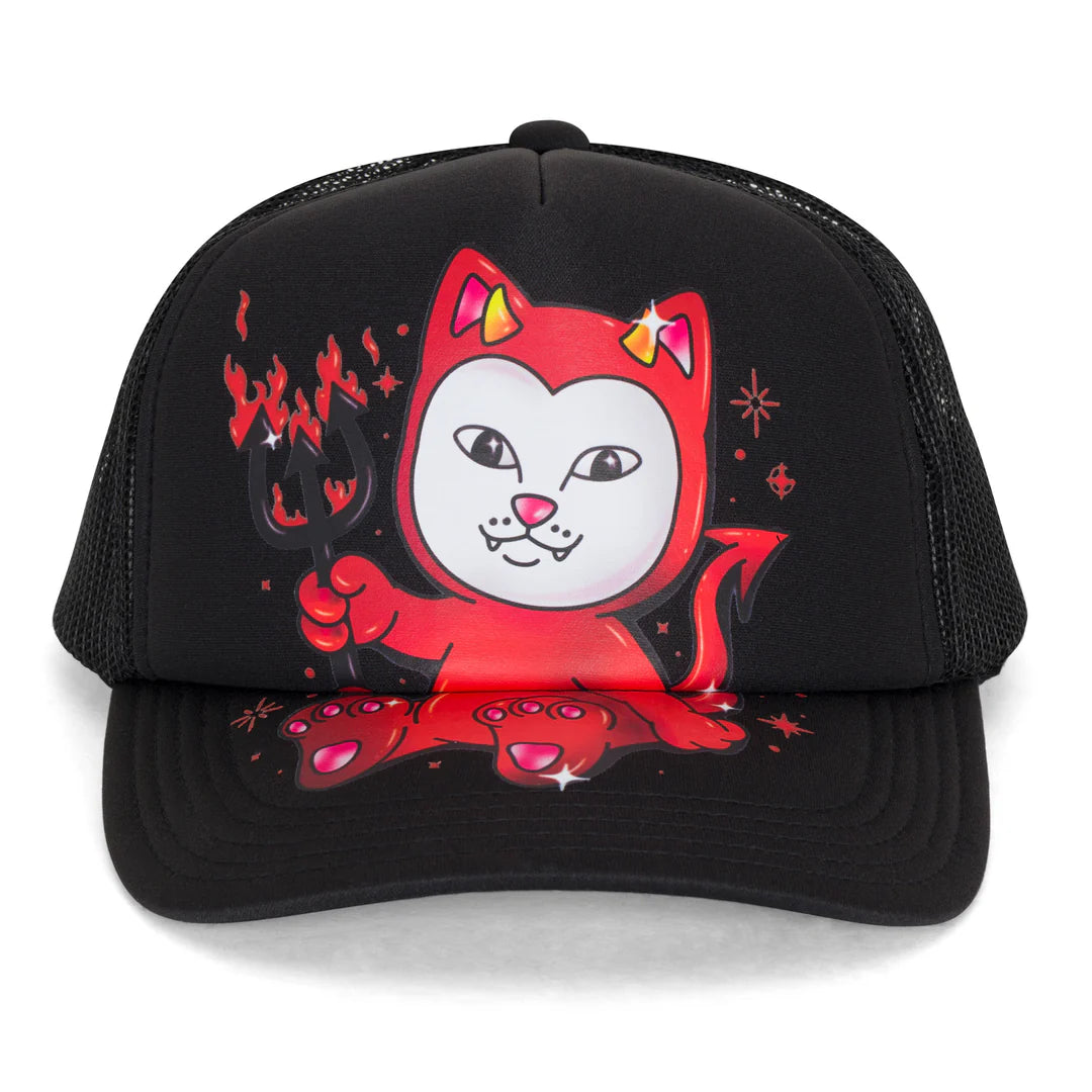 SCARY CUTE TRUCKER HAT (BLACK)
