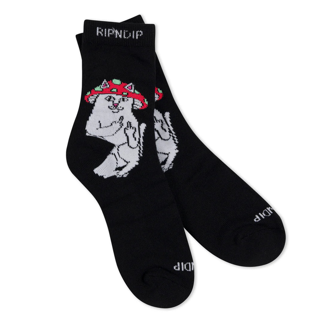 Lord Shroomy Mid Socks (Black)