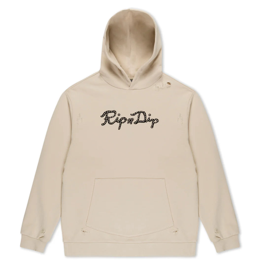 SCRIPT HOODIE (KHAKI)