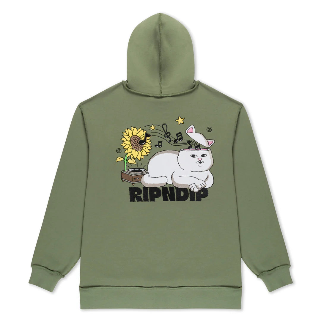 NO MUSIC NO LIFE HOODIE (SAGE)