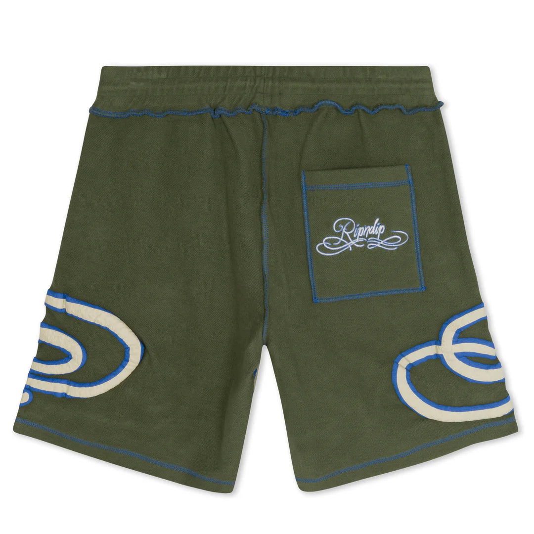 DELRESTO SWEATSHORTS (DARK FOREST)