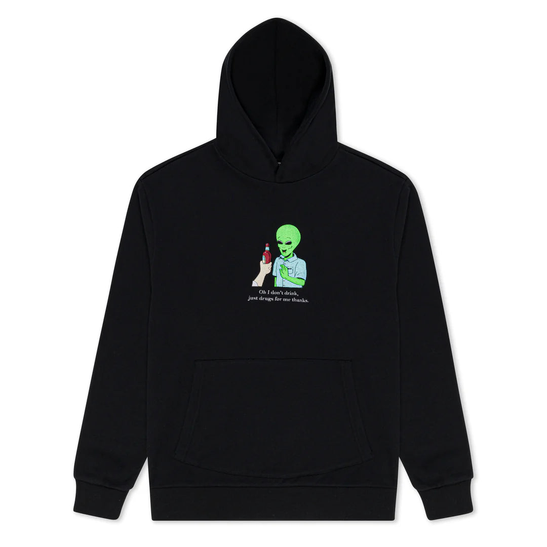 I DONT'T DRINK HOODIE (BLACK)